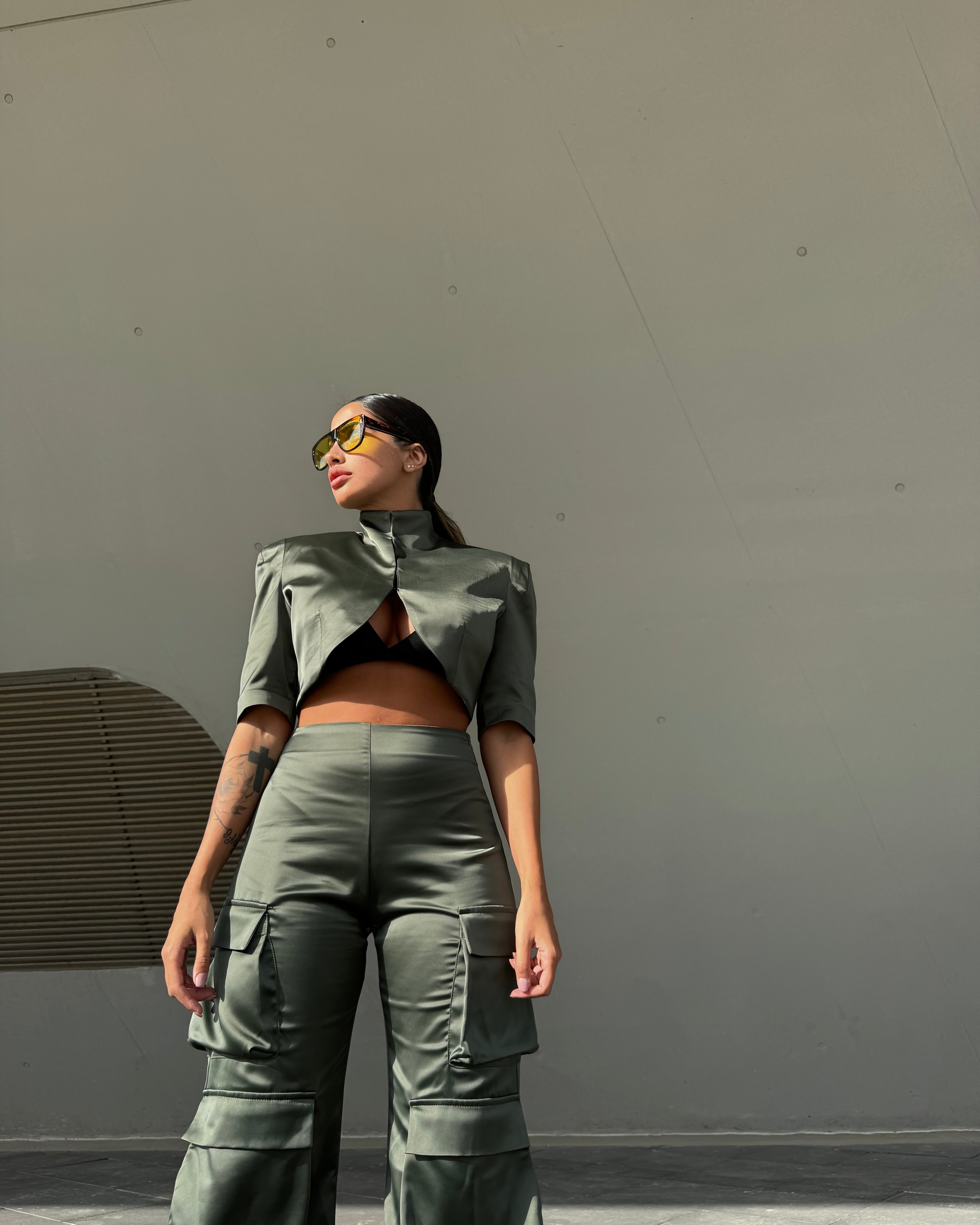 CARGO ARIAL VERDE MILITARE