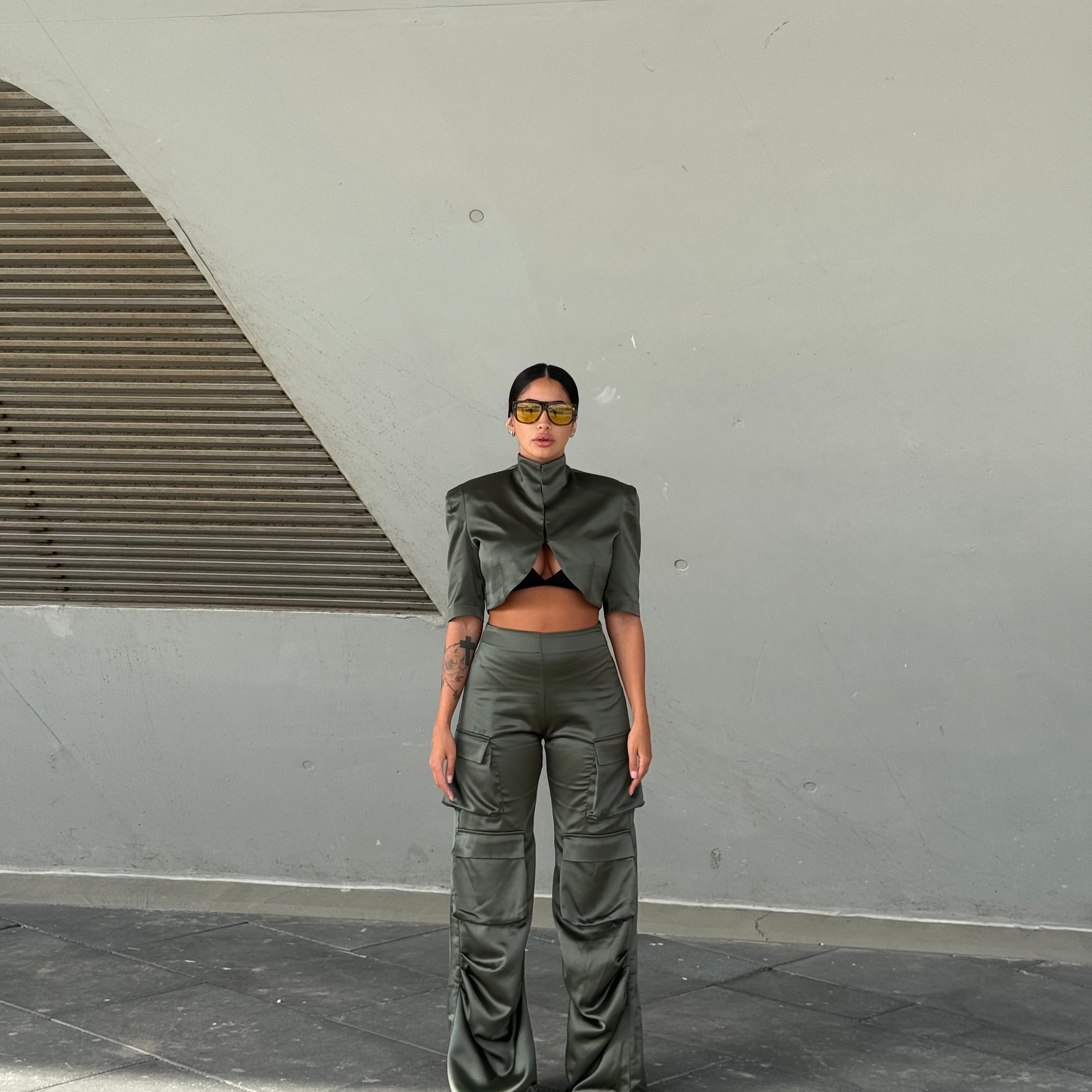 CARGO ARIAL VERDE MILITARE