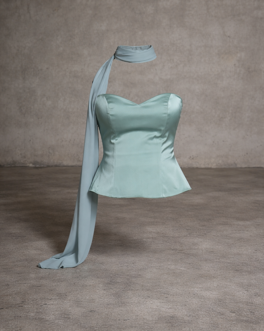 CORPETTO VITTORIA VERDE CON STOLA