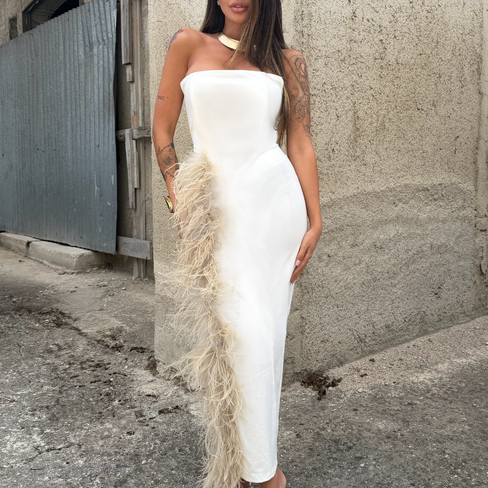 ABITO LUDOVICA BIANCO