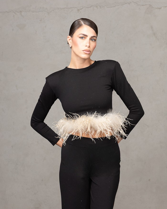 CORDSET LUCE CON STRASS