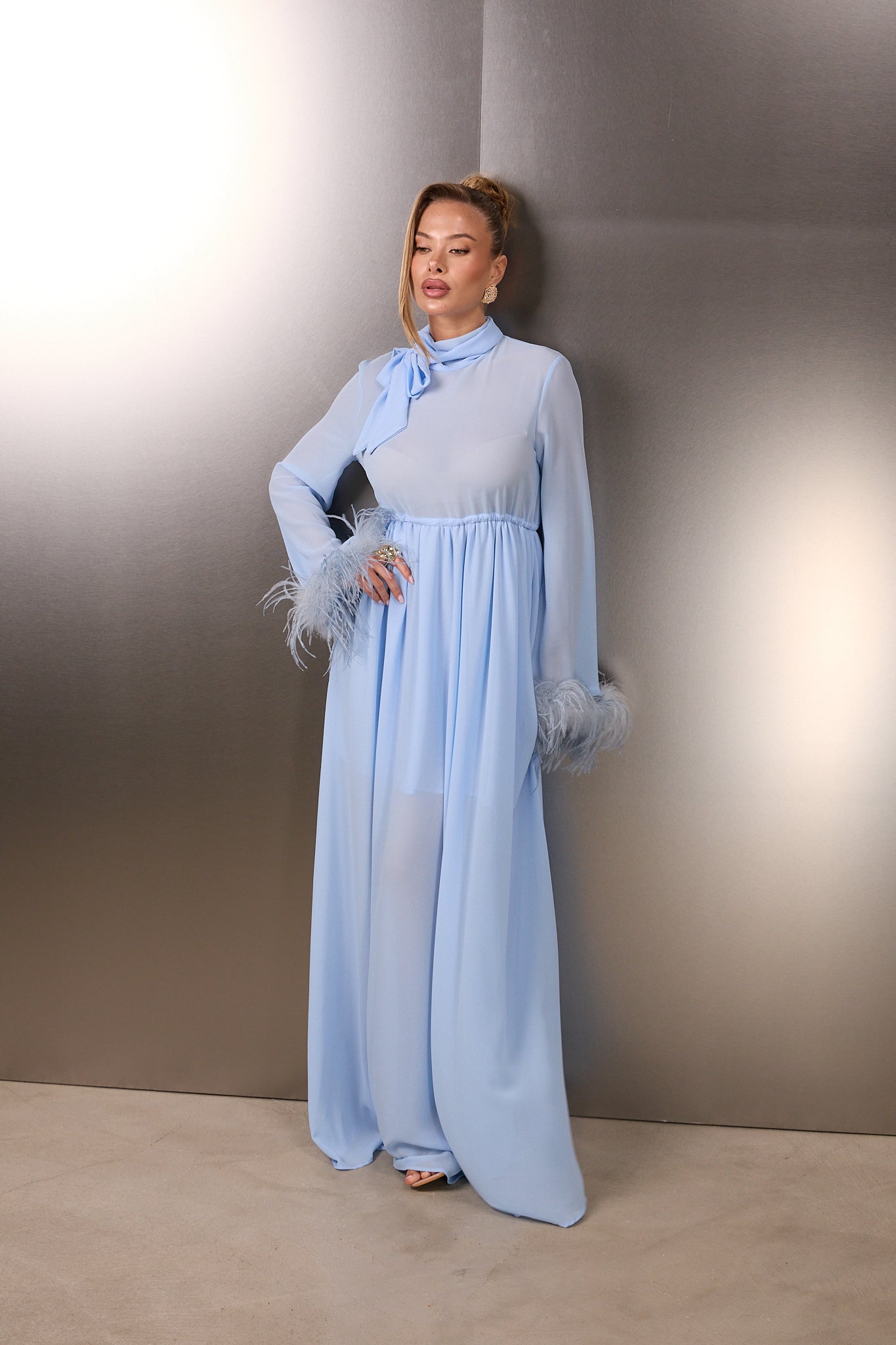 ABITO VELIA AZZURRO