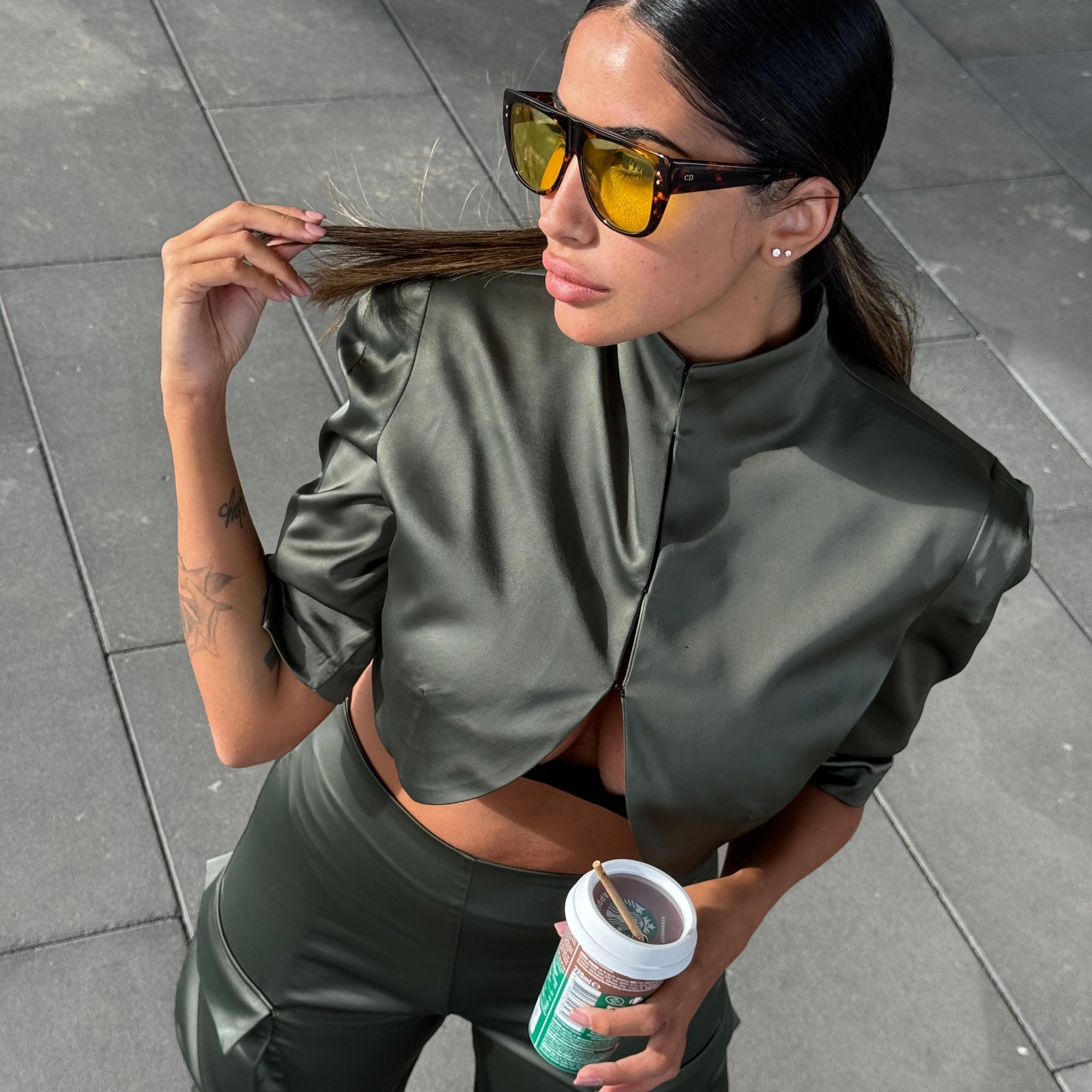 BOLERO VERDE MILITARE