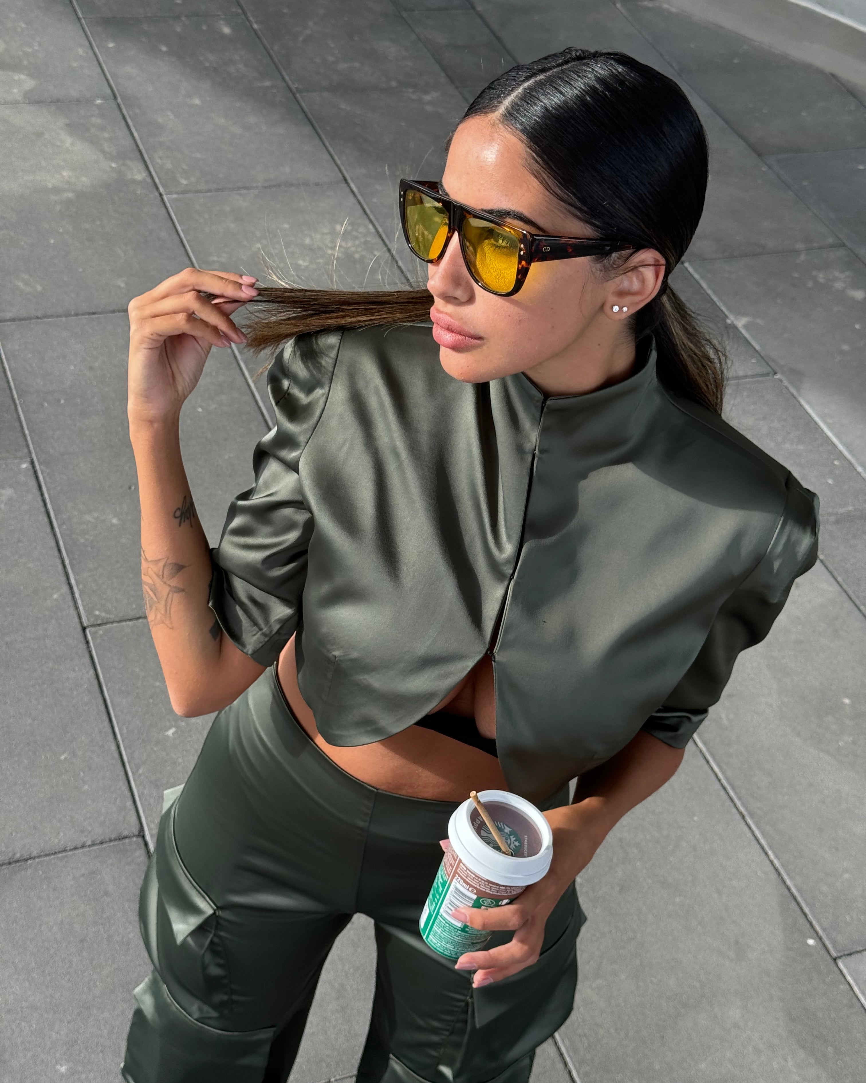 BOLERO VERDE MILITARE