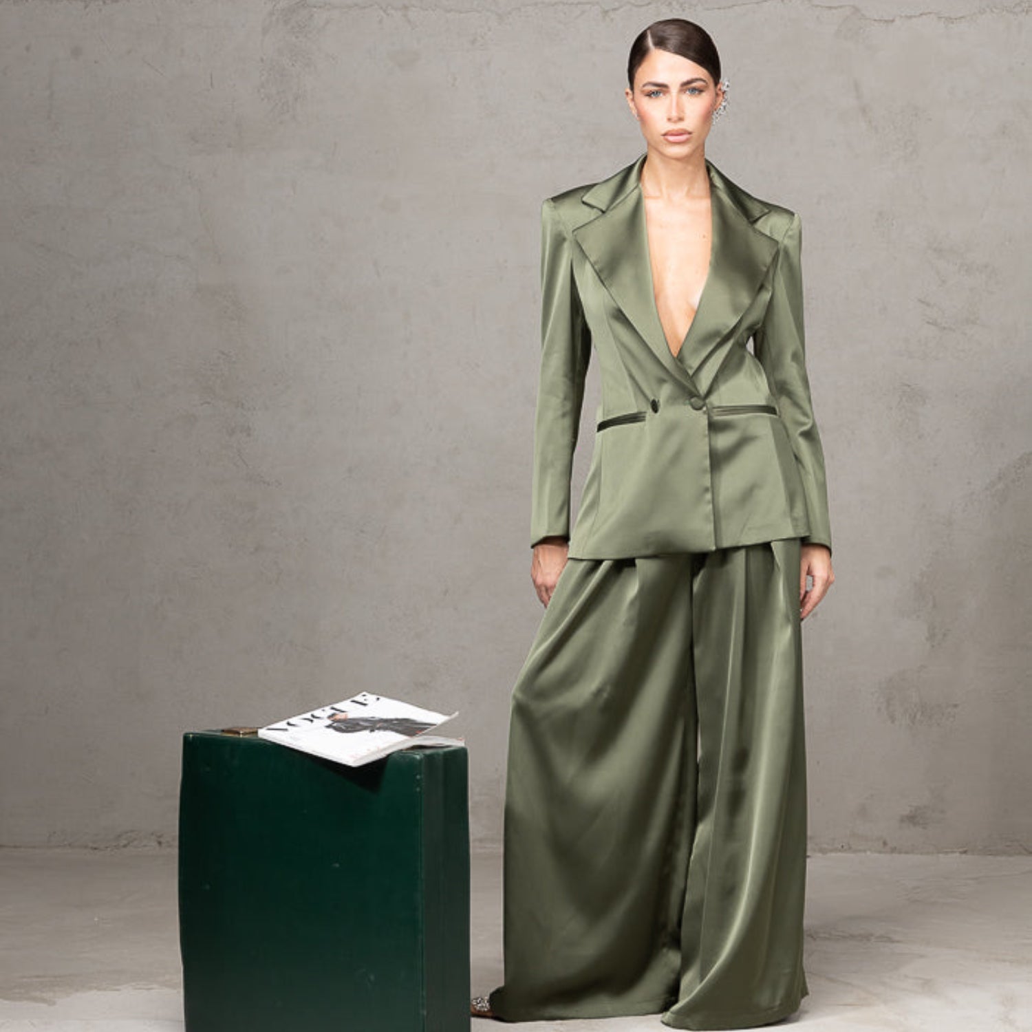 TAILLEUR LUNA VERDE MILITARE