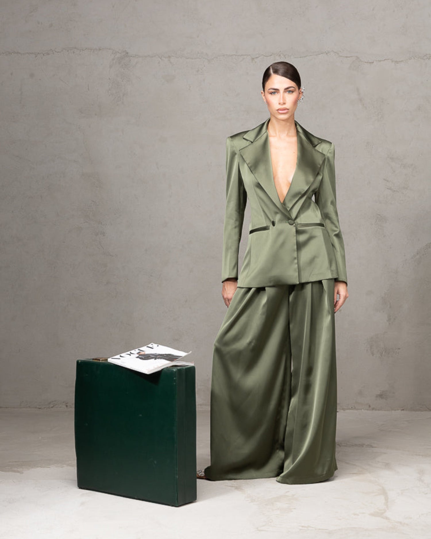 TAILLEUR LUNA VERDE MILITARE