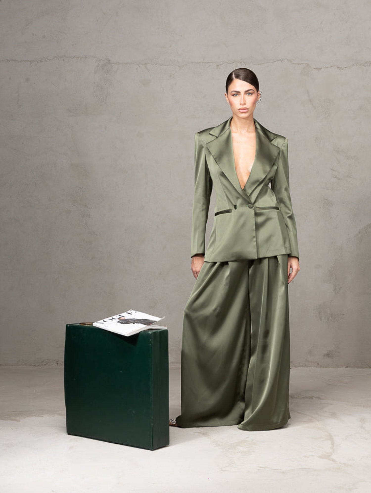 TAILLEUR LUNA VERDE MILITARE