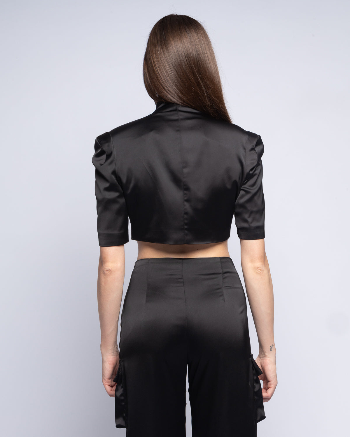 BLACK ARIAL BOLERO