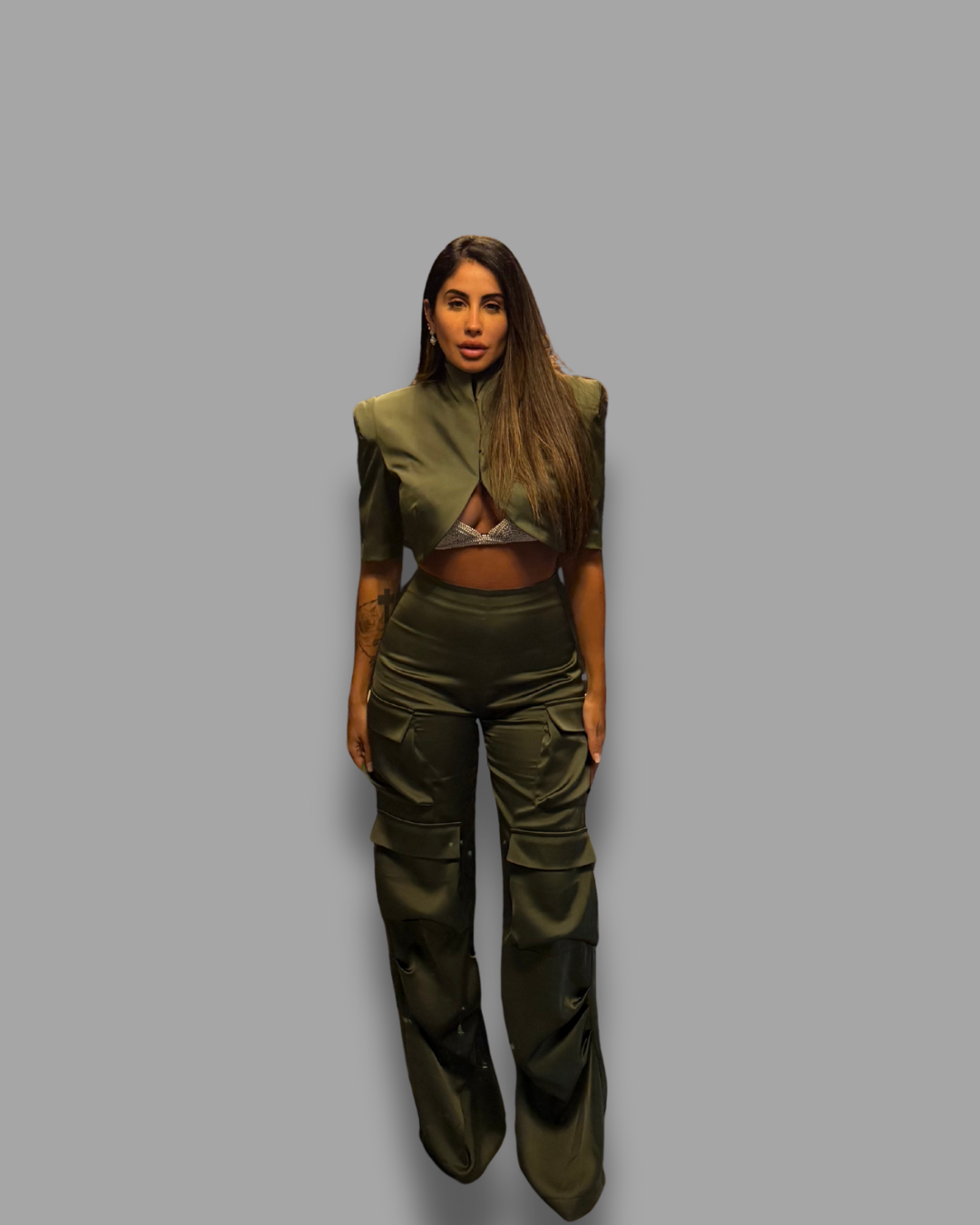 CARGO ARIAL VERDE MILITARE